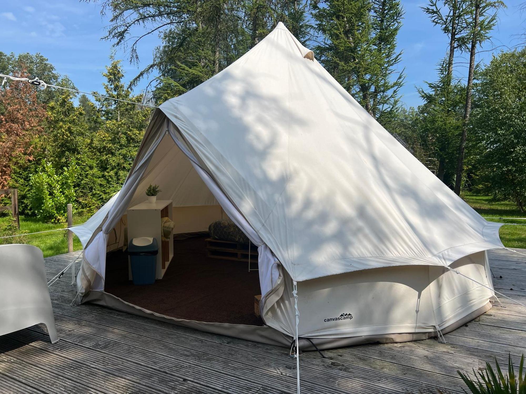 Glamplodge Met Prive Sanitair Blesdijke 외부 사진